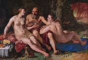 Hendrick Goltzius, Lot and his daughters.